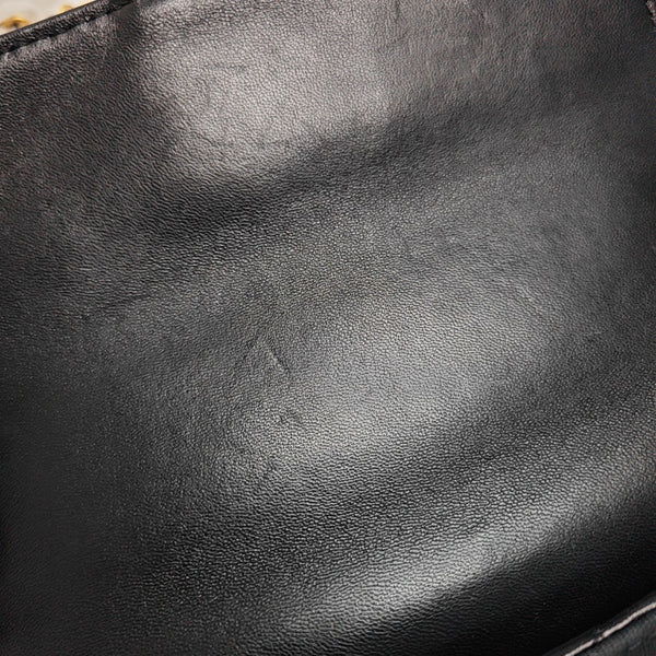 Quilted Lambskin Medium Black