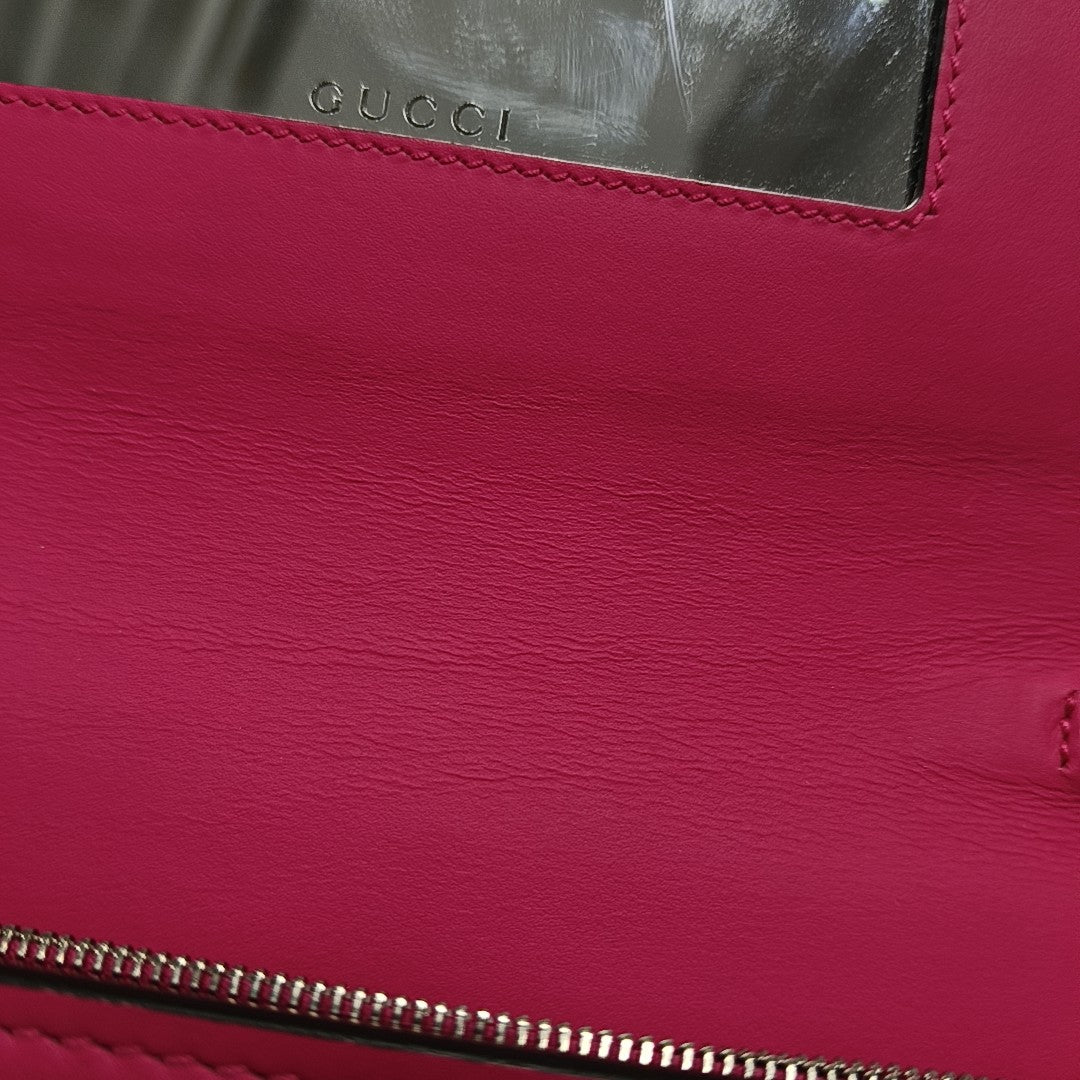 Calfskin Shoulder Bag Red