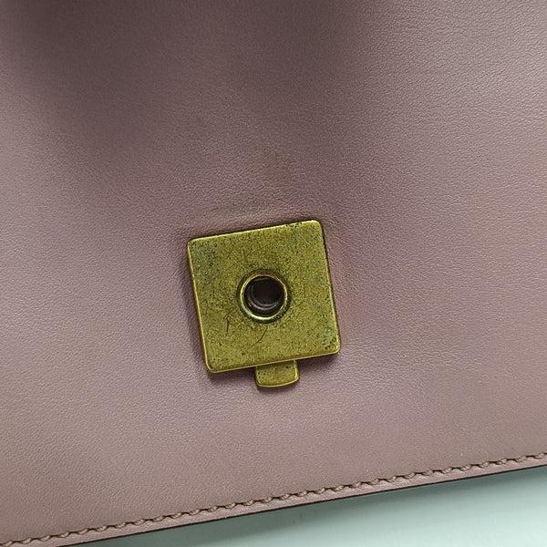 Calfskin Shoulder Bag Pink