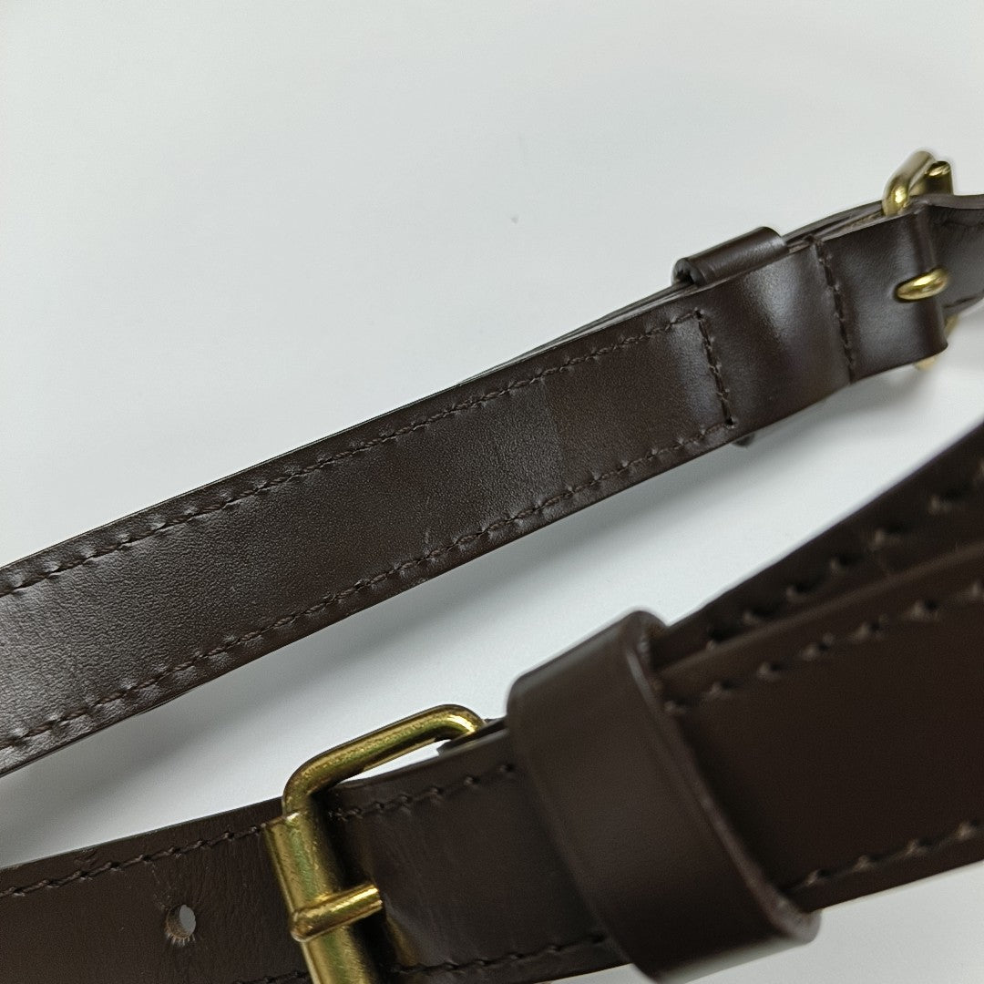 SPEEDY 25 Lona revestida Damier Ebene Marrón