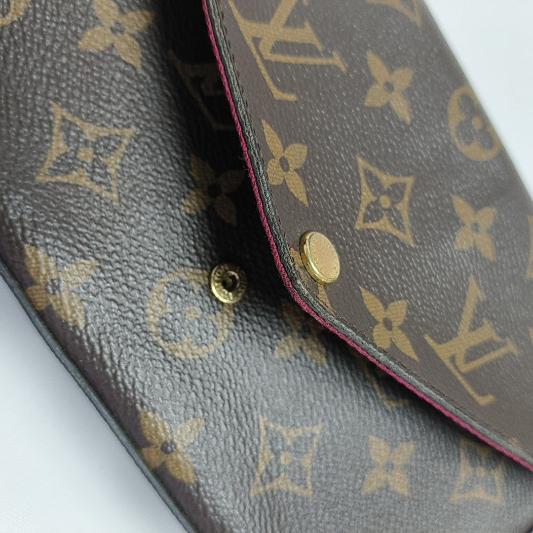 FÉLICIE Monogram Coated Canvas Brown