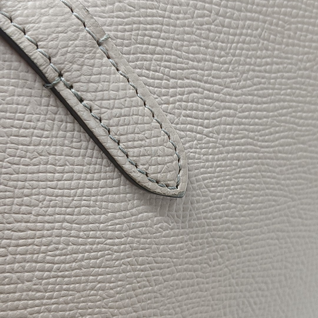 Calfskin Top Handle Bag Pink