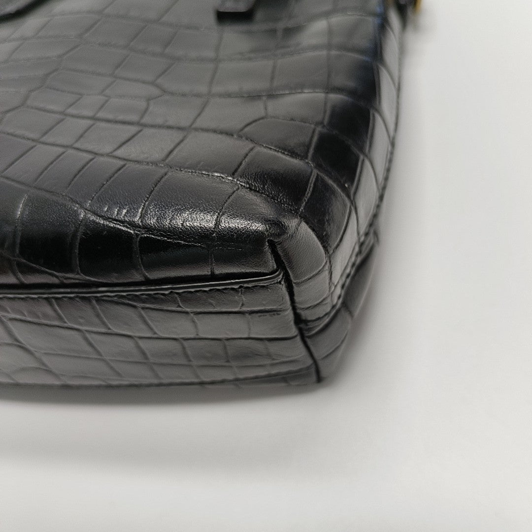 Calfskin Tote Bag Black