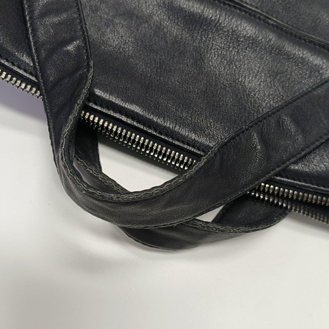Calfskin Shoulder Bag Black