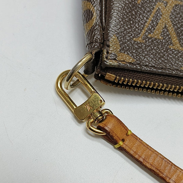 ACCESSOIRES Monogram Coated Canvas Brown