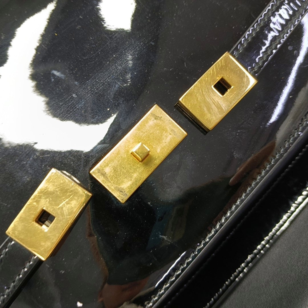 MANHATTAN Patent Leather Black