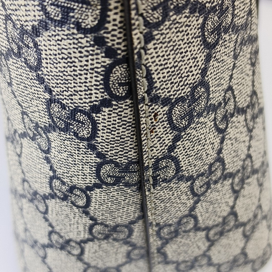 GG Blooms Monogram Coated Canvas Beige