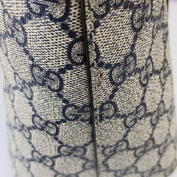 GG Blooms Monogram Coated Canvas Beige