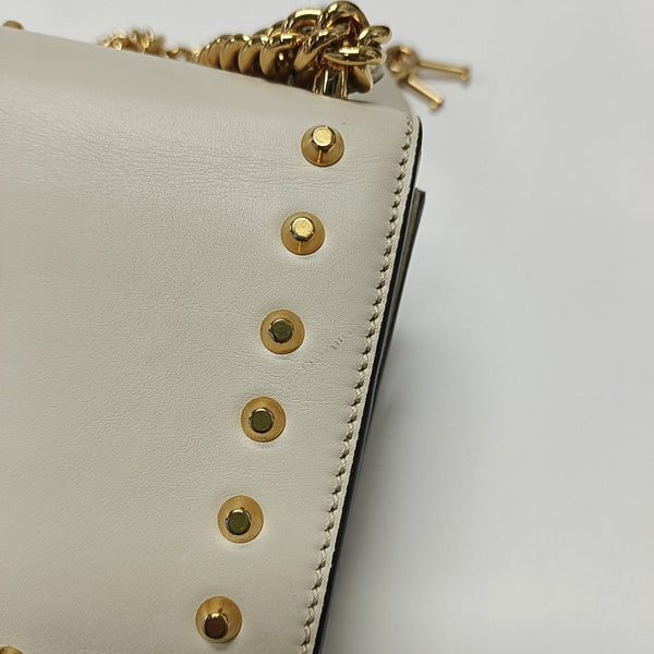 Padlock Small Calfskin White
