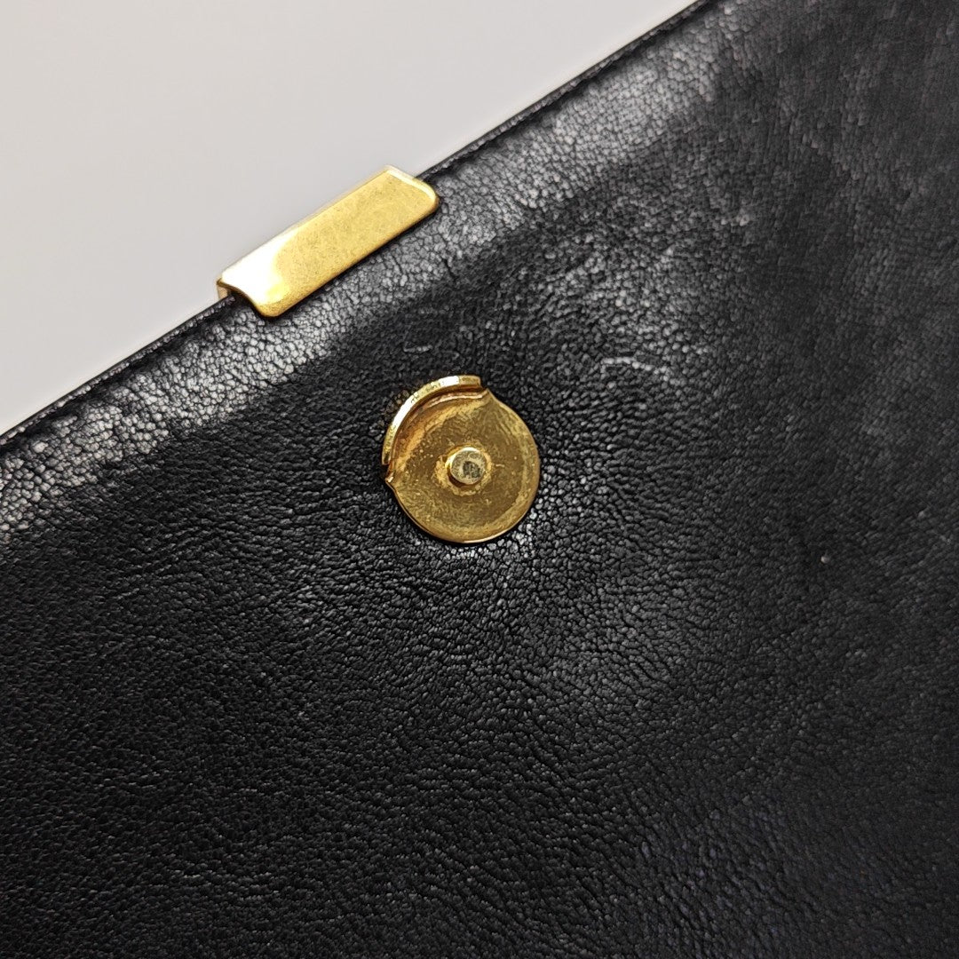 BECKY Quilted Calfskin Black