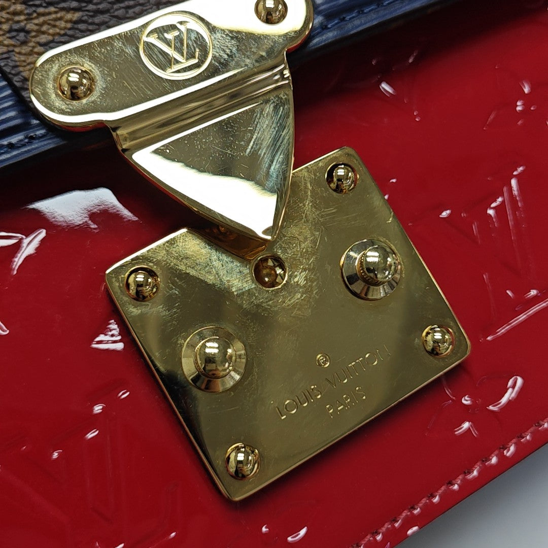 WYNWOOD Monogram Patent Leather Red