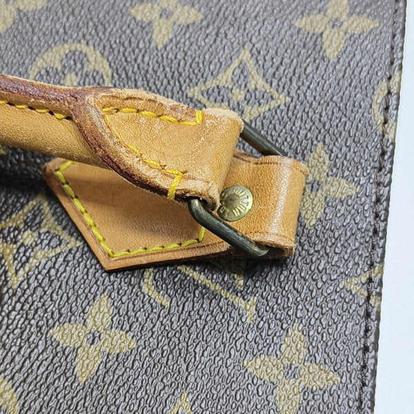 SAC PLAT GM Monogram Coated Canvas Brown
