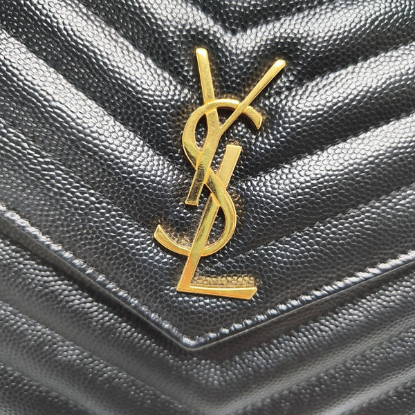 MONOGRAM WOC Chevron Calfskin Black