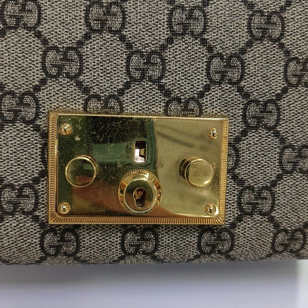 Padlock Small Monogram Coated Canvas Multicolor