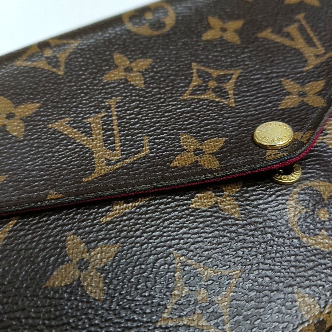 Authenticated pre-owned  FÉLICIE Monogram Coated Canvas Brown - Crossbody Bag at Looply