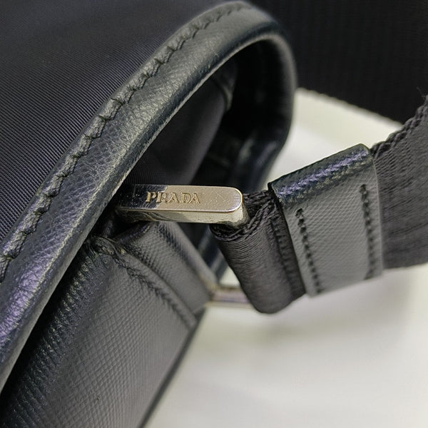 Nylon Shoulder Bag Blue