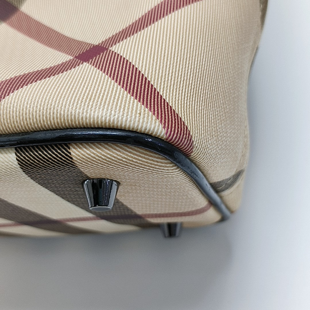 Coated Canvas Tote Bag Medium Beige