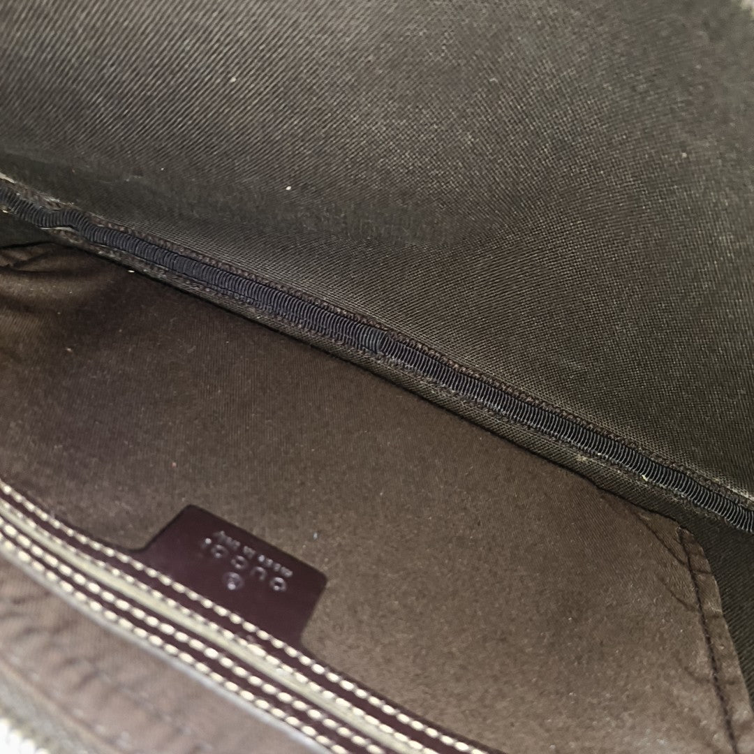 Monogram Coated Canvas Brown