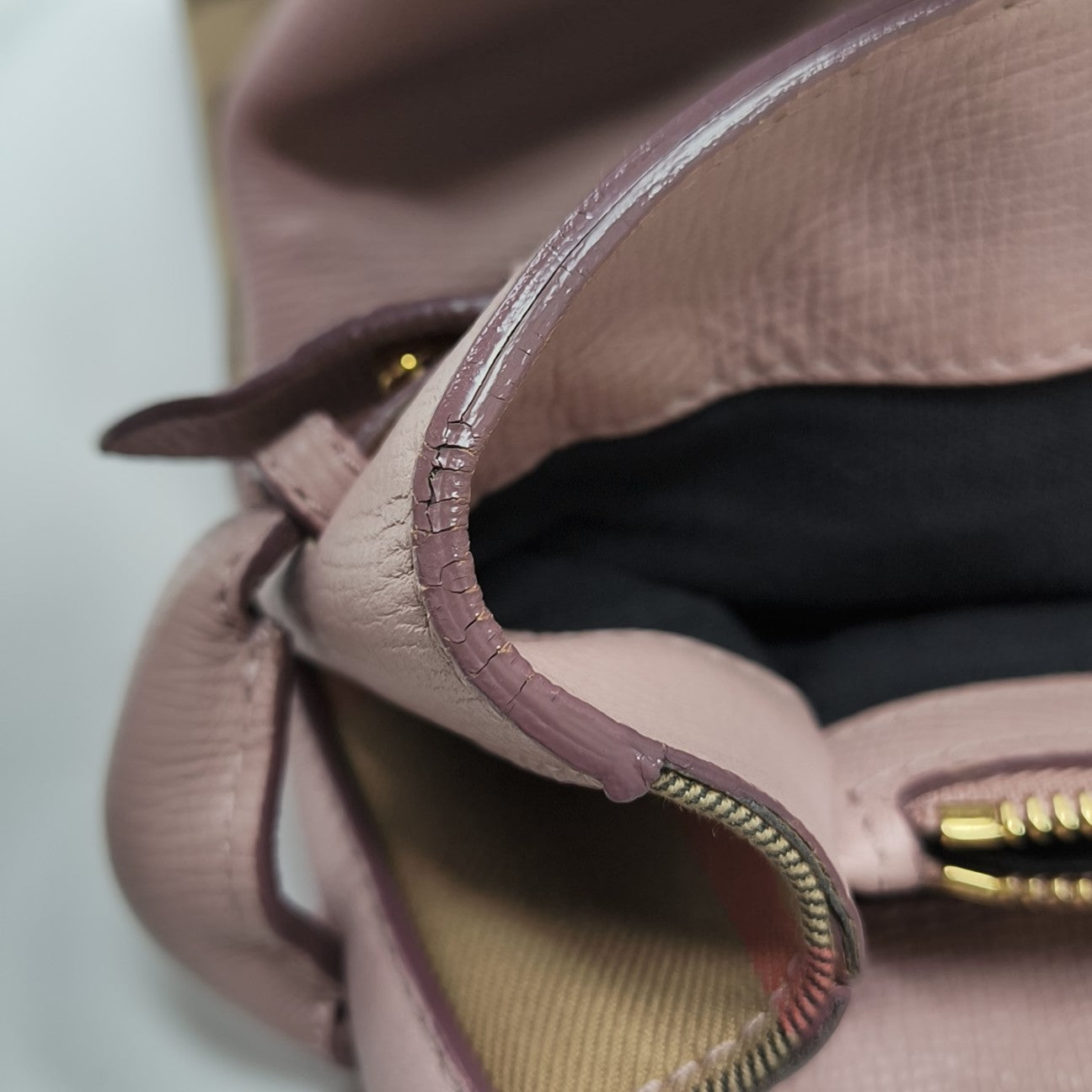 The Banner Medium Calfskin Pink