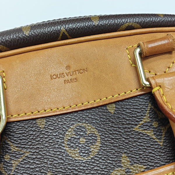 DEAUVILLE Monogram Coated Canvas Brown