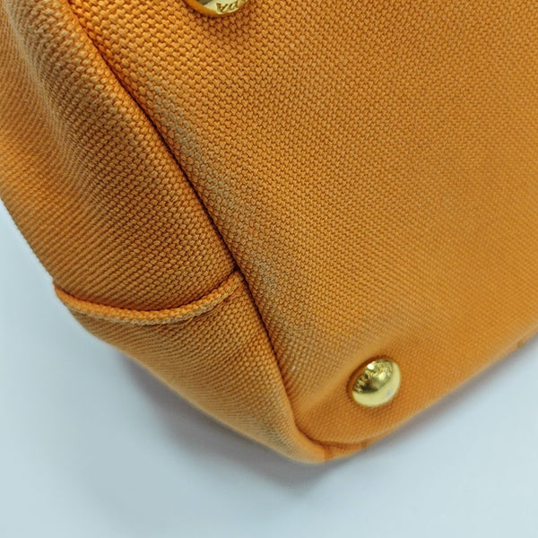 Denim Quilted Canvas Orange