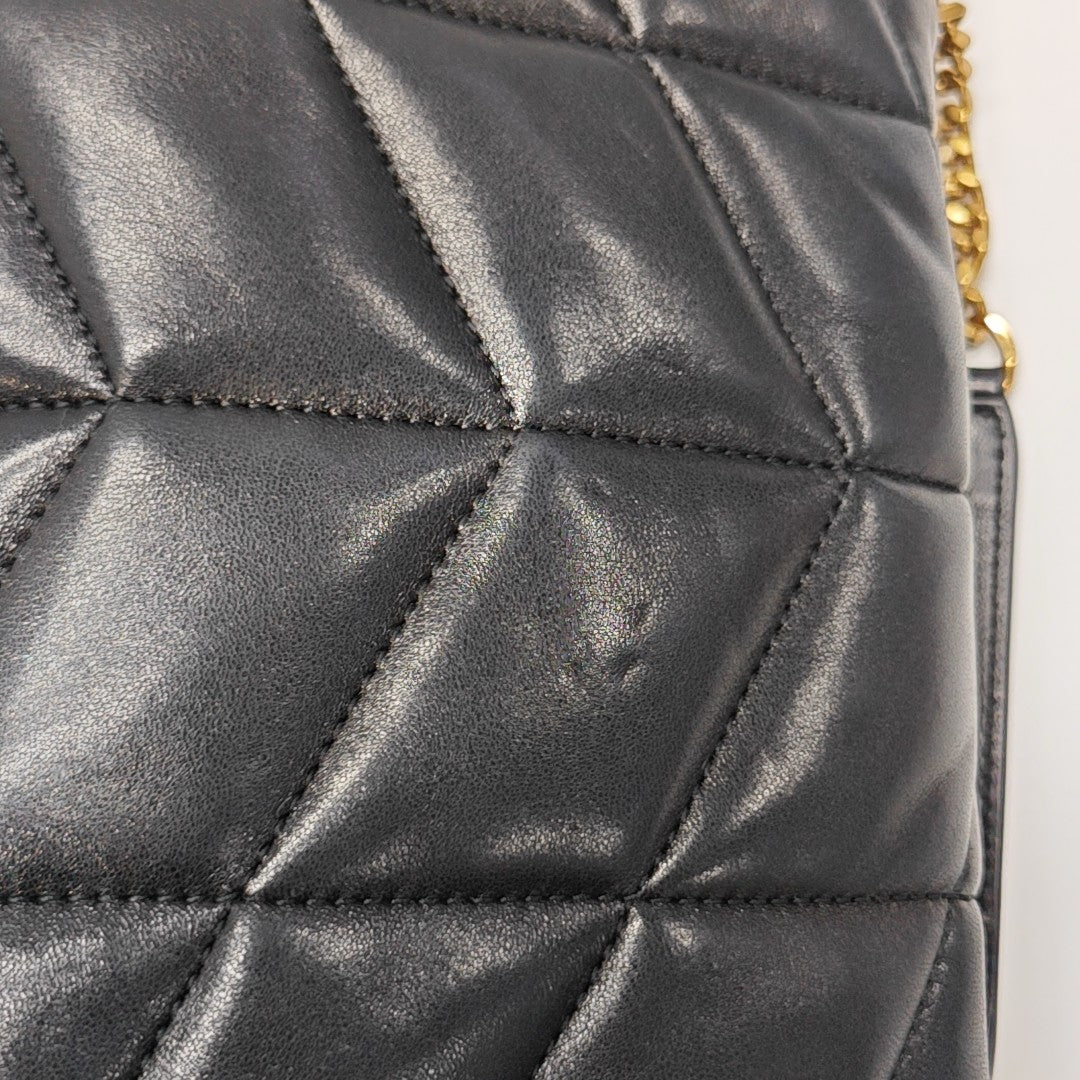 PUFFER Quilted Lambskin Black