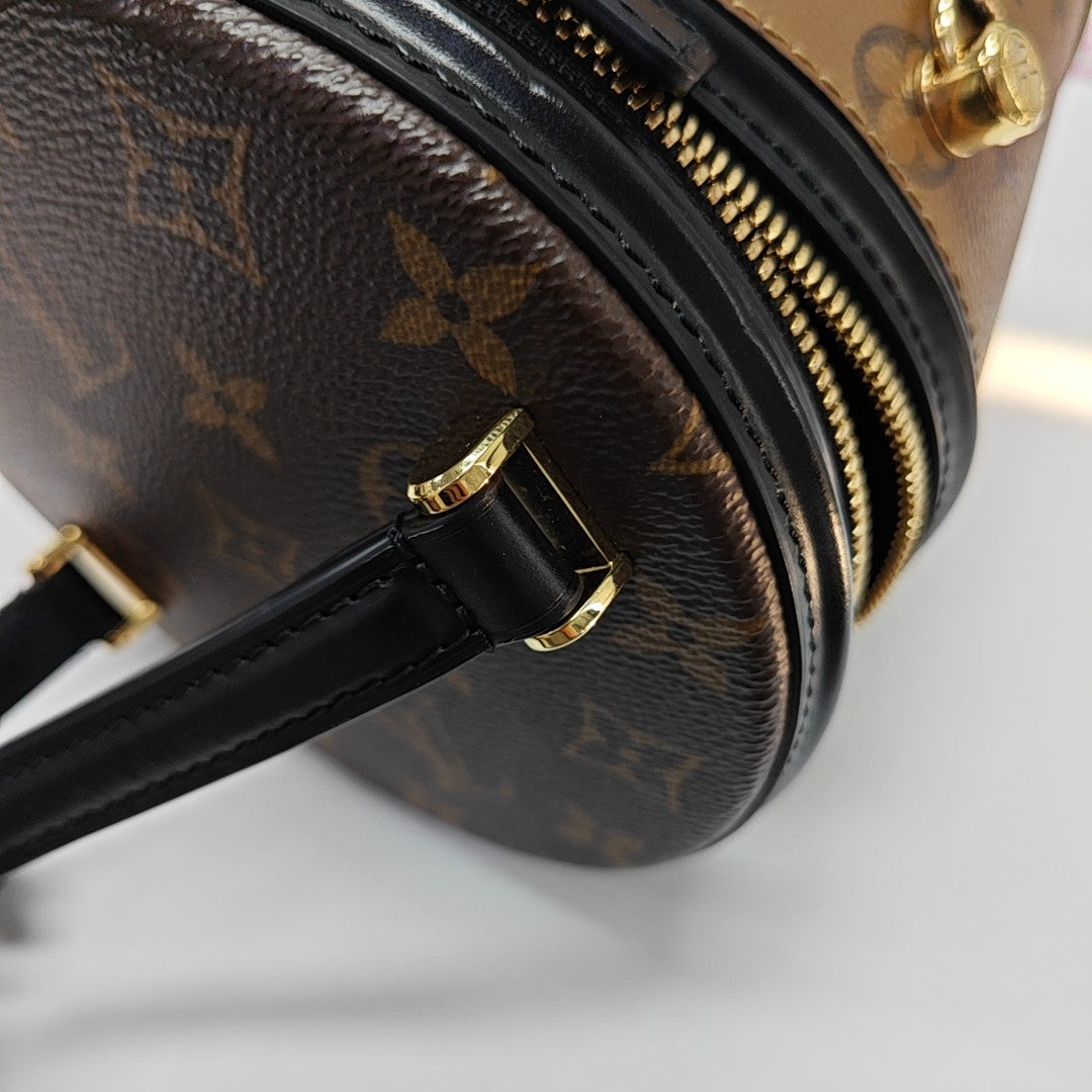 CANNES PM Monogram Coated Canvas Brown