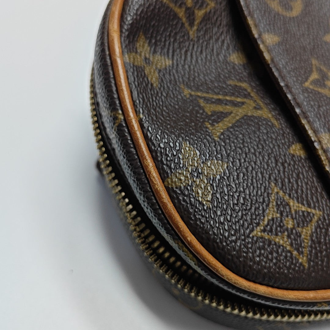 GANGE Monogram Coated Canvas Brown
