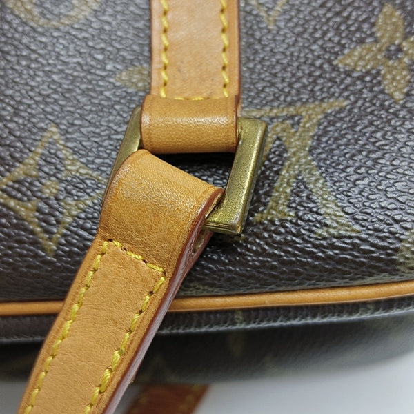 CITE MM Monogram Coated Canvas Brown