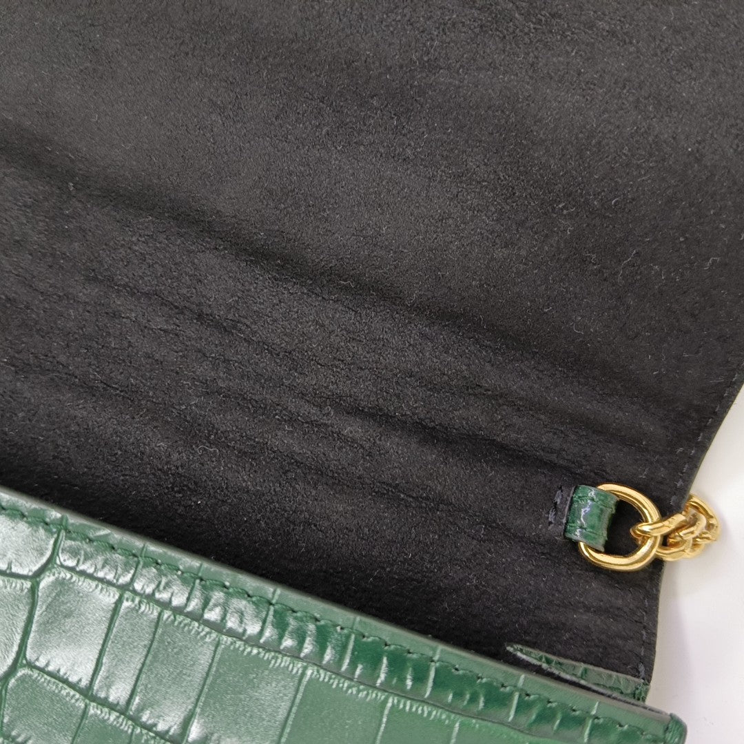 Calfskin Shoulder Bag Green
