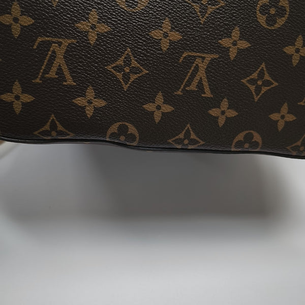 NÉONOÉ MM Monogram Coated Canvas Brown