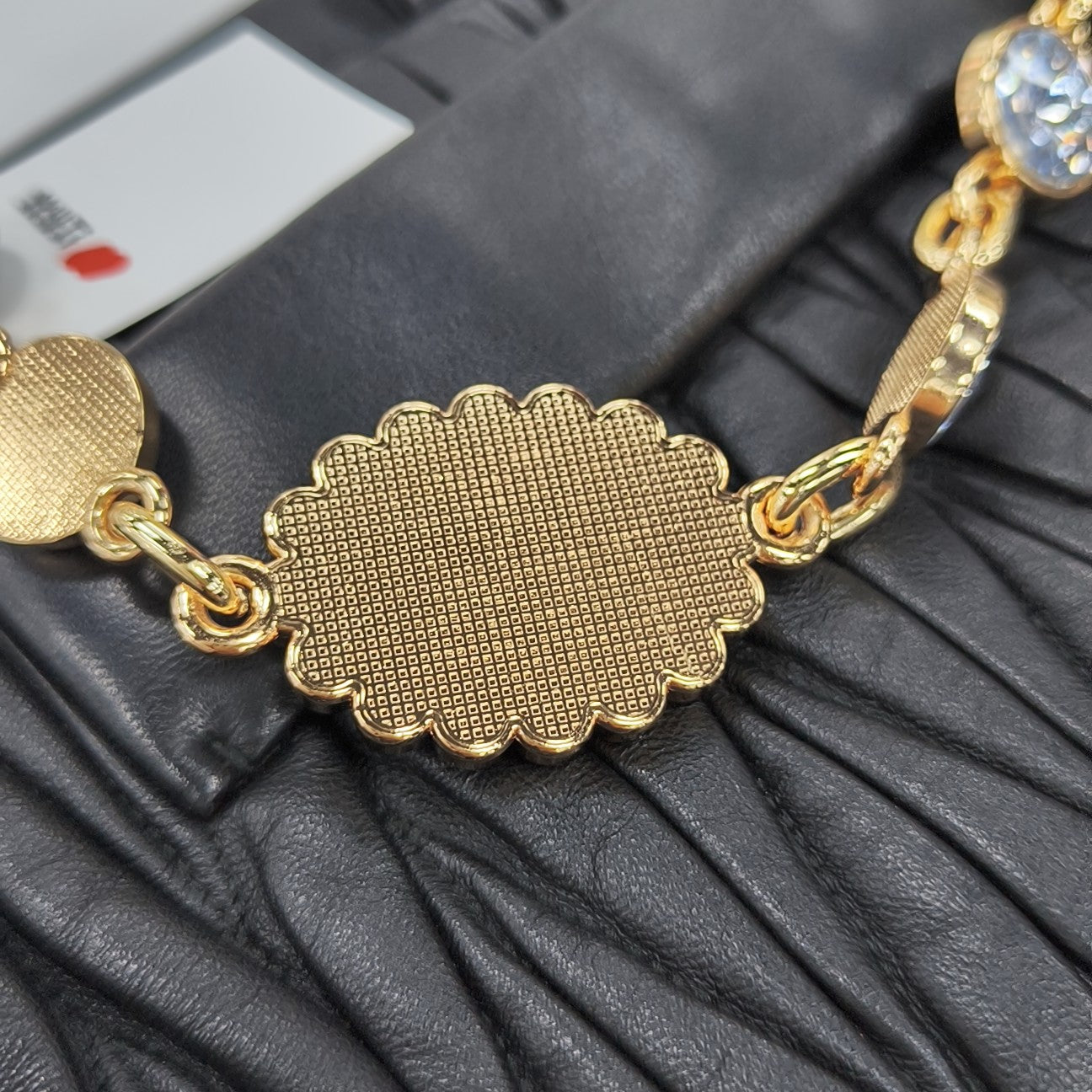 Matelassé Quilted Lambskin Black