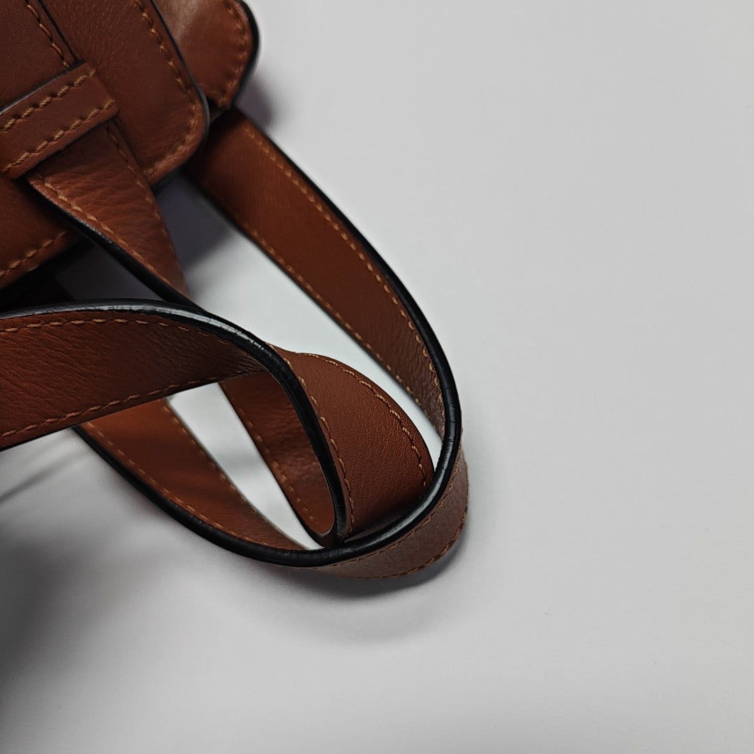 Hammock Small Monogram Calfskin Brown
