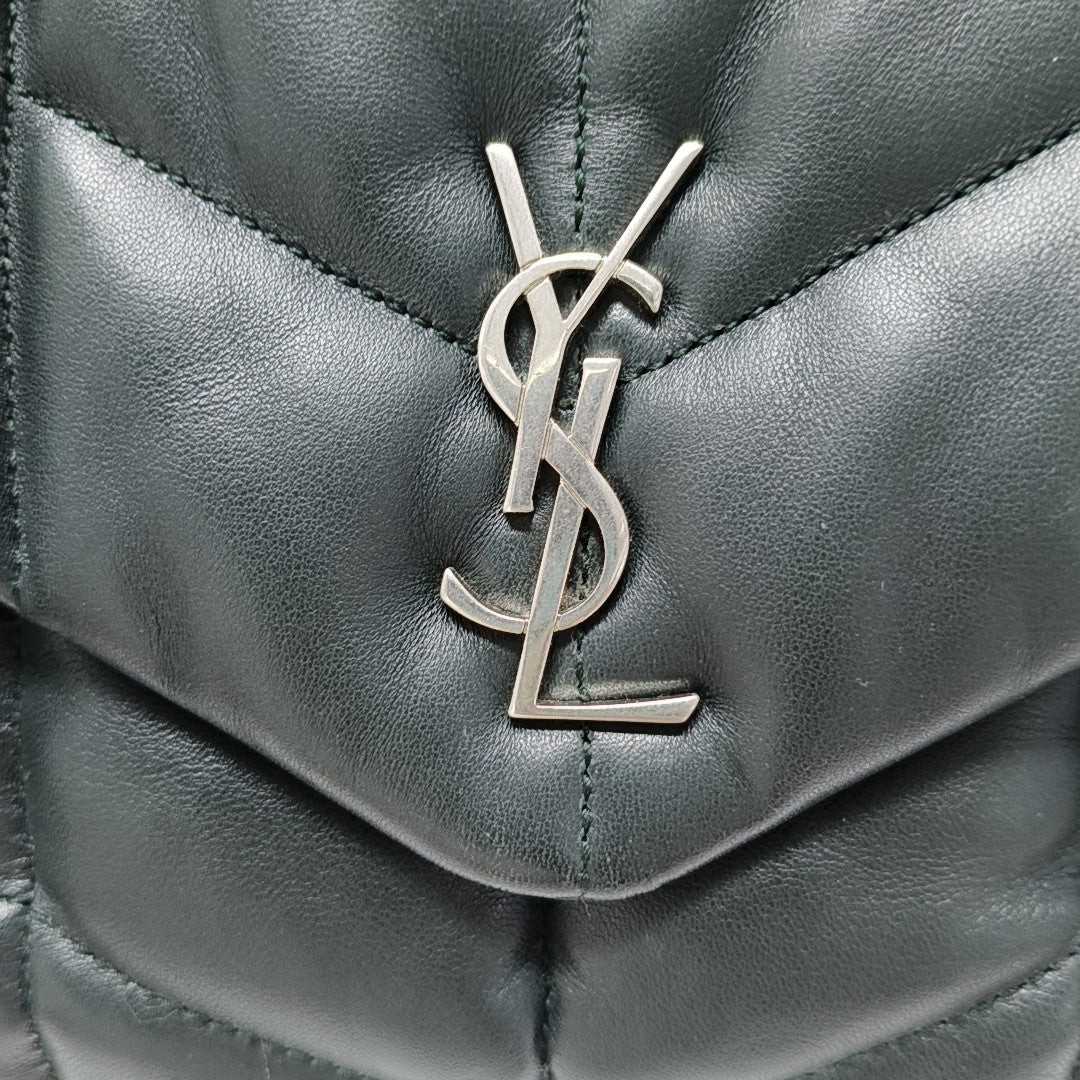 PUFFER Quilted Lambskin Green