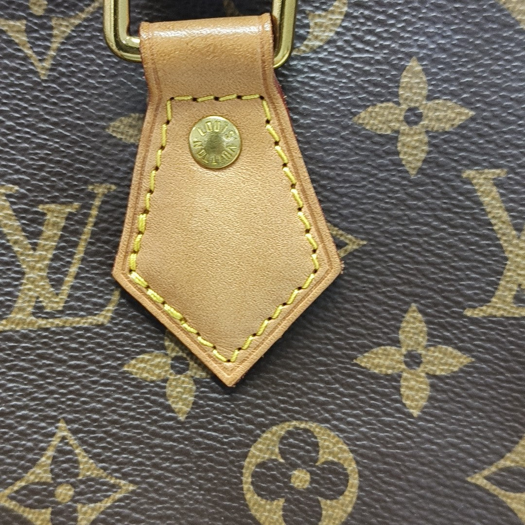 SPEEDY 25 Monogram Coated Canvas Brown