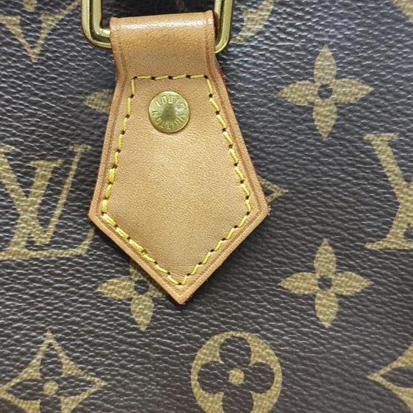 SPEEDY 25 Monogram Coated Canvas Brown