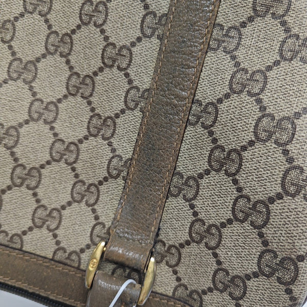 Monogram Coated Canvas Top Handle Bag Beige
