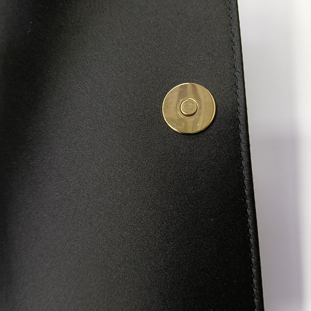 Lady Dior Small Cannage Fabric Black