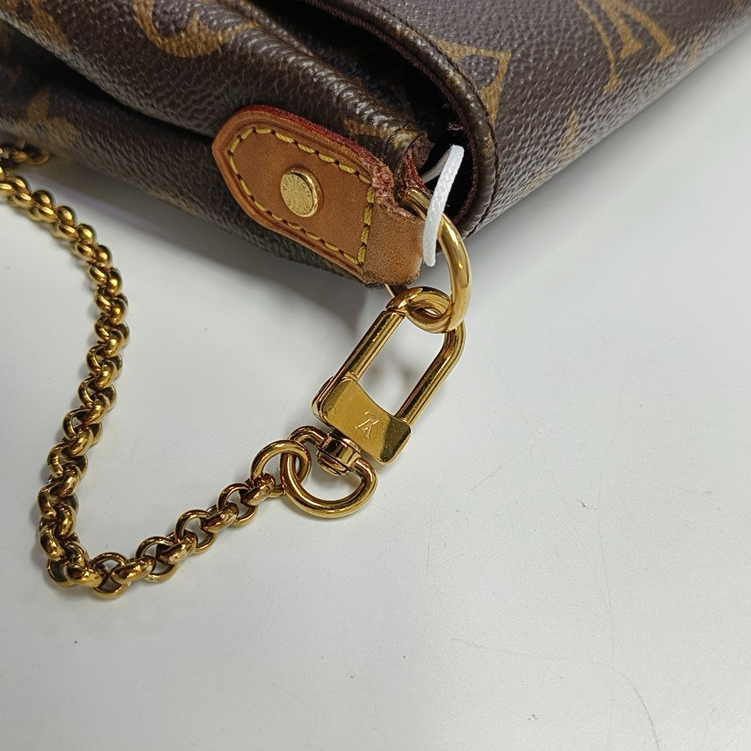 FAVORITE MM Monogram Coated Canvas Brown