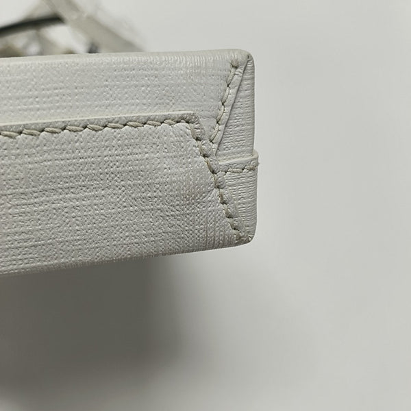Shopping Bag Calfskin White