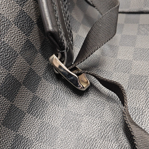 CHRISTOPHER Damier Graphite Coated Canvas Gray