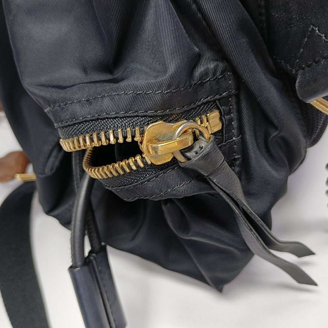 The Rucksack Medium Nylon Black