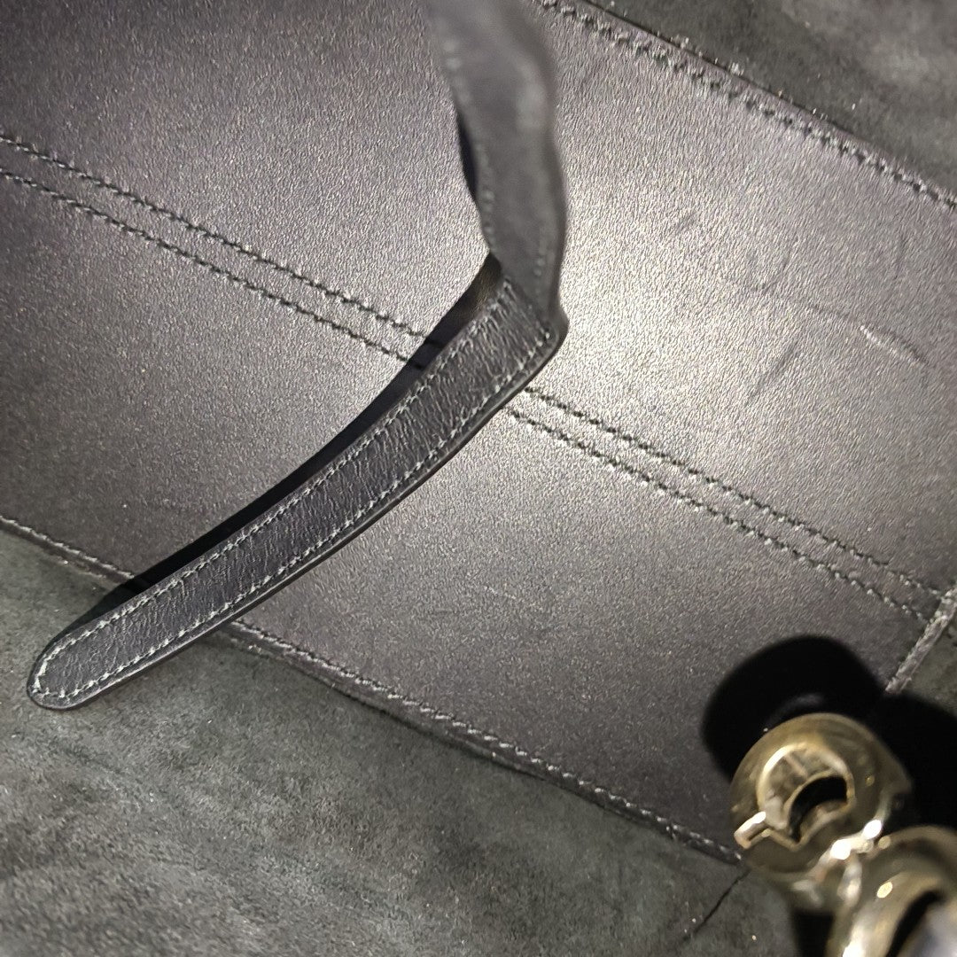 Toujours Small Cannage Calfskin Black