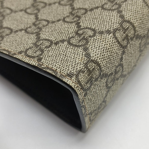 GG Supreme Monogram Coated Canvas Black