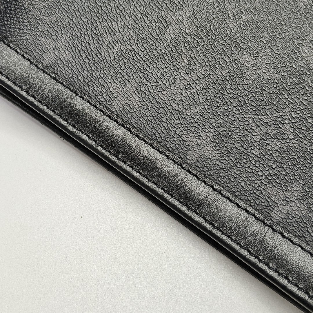 GASTON Monogram Coated Canvas Black