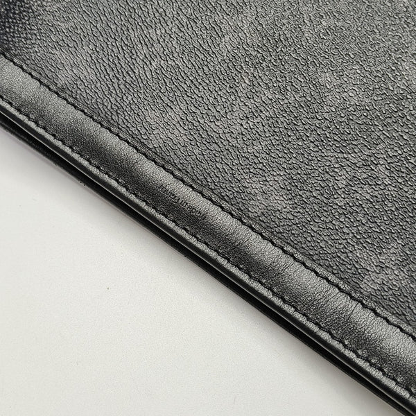 GASTON Monogram Coated Canvas Black