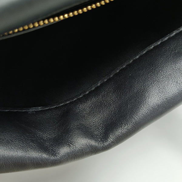 Calfskin Shoulder Bag Black