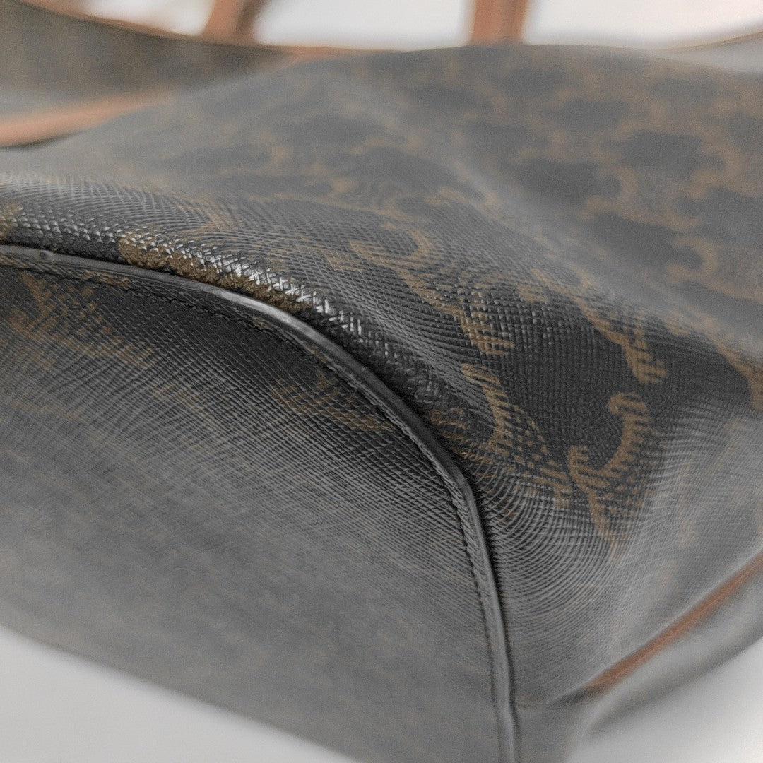 TRIOMPHE CANVAS Medium Coated Canvas Black