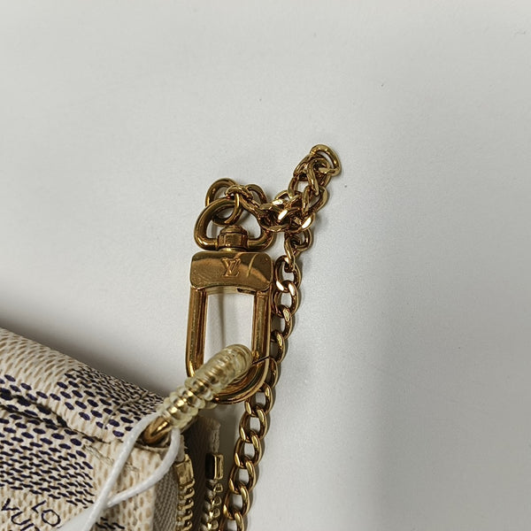 ACCESSOIRES Damier Azur Coated Canvas White