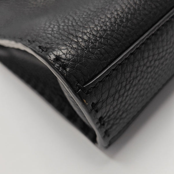 Peekaboo Mini Calfskin Black